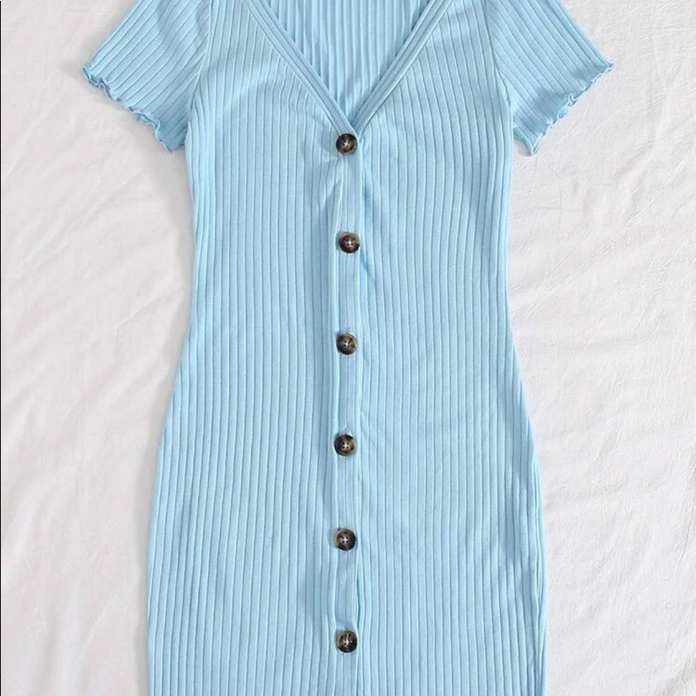 SHEIN mini dress baby blue - Picture 2 of 2